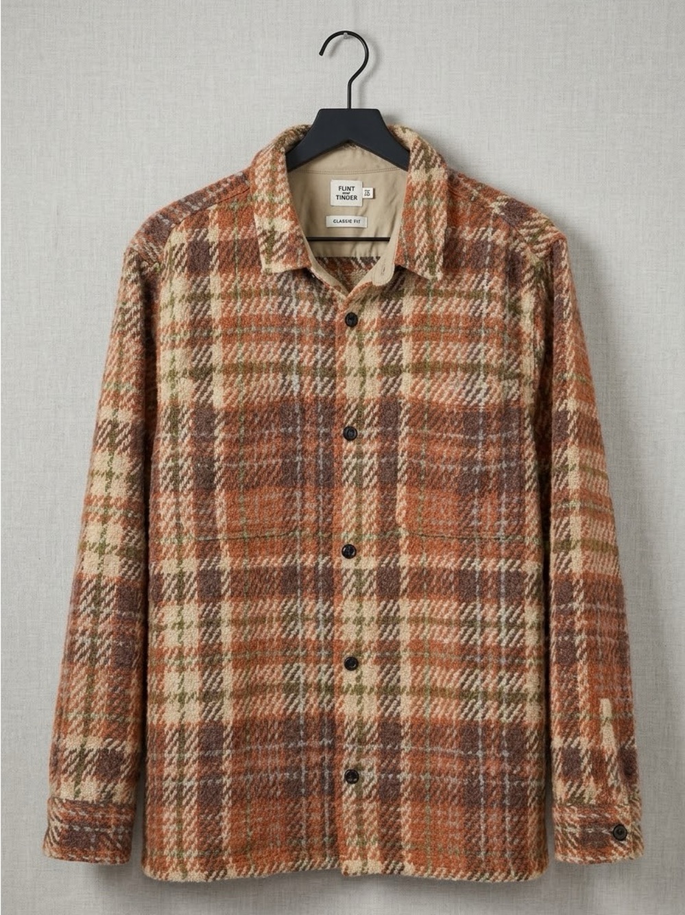 Flint and Tinder by Huckberry - Men's Cozy Rustic Plaid Shirt Jacket